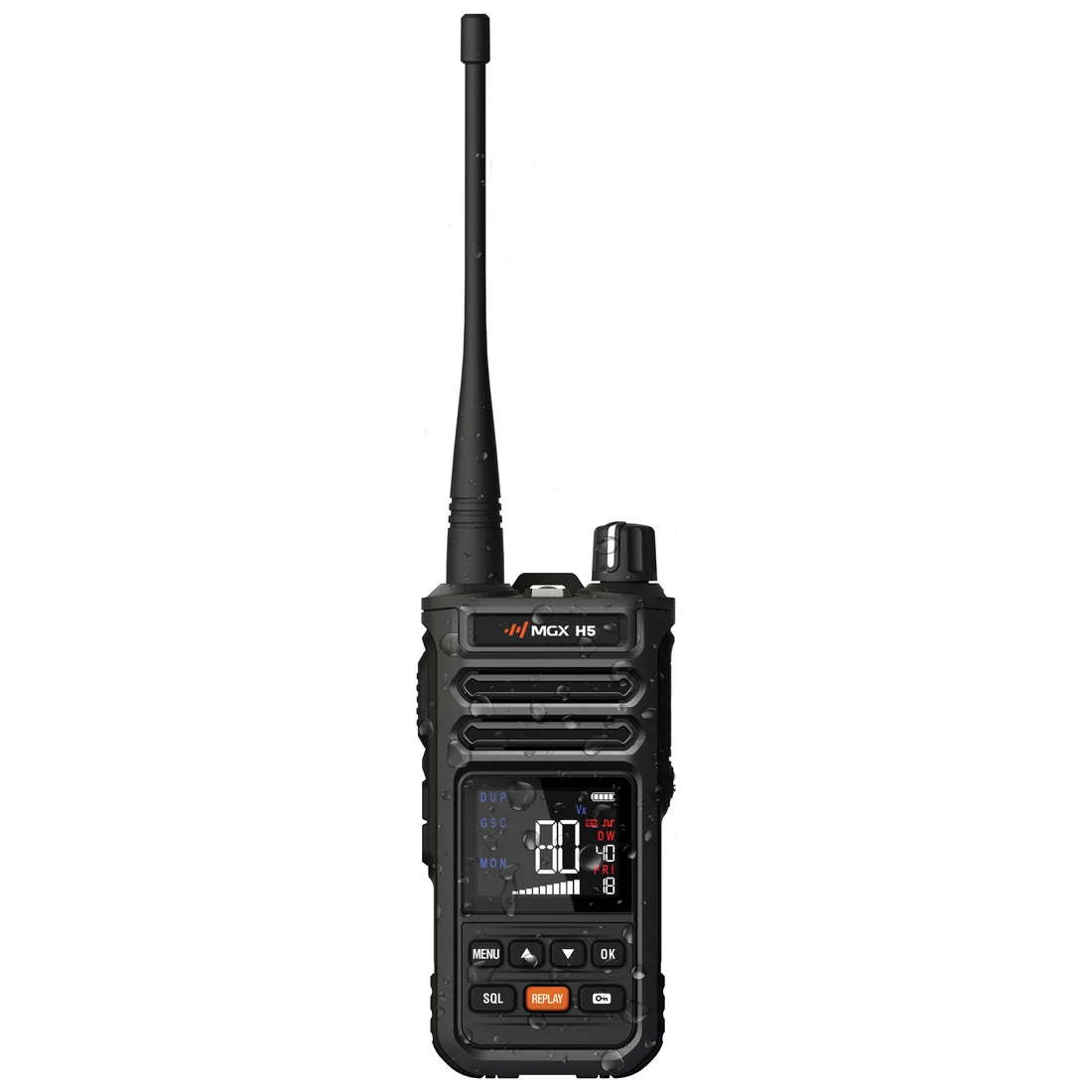 MGX H5 UHF/LMR IP67 5-Watt Handheld