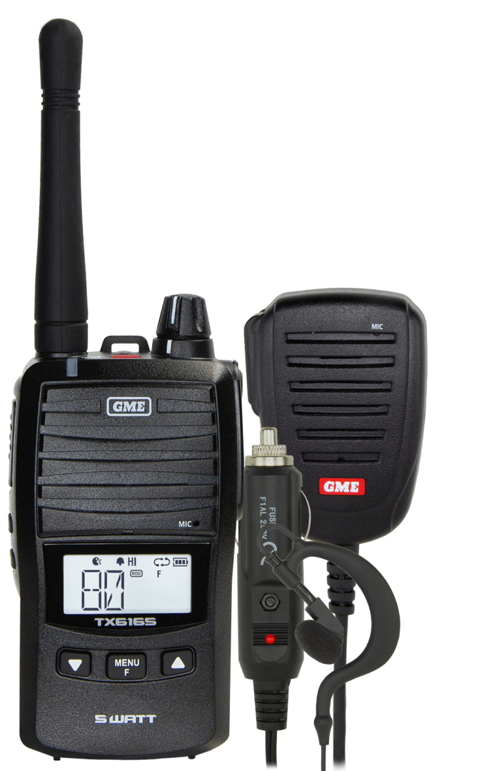 TX6165 5w/1w UHF CB Including Accessories
