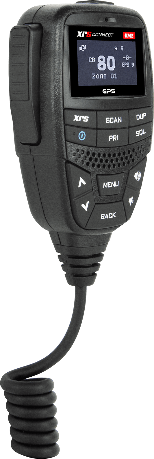 MC668B Professional Grade OLED Speaker Microphone with GPS
