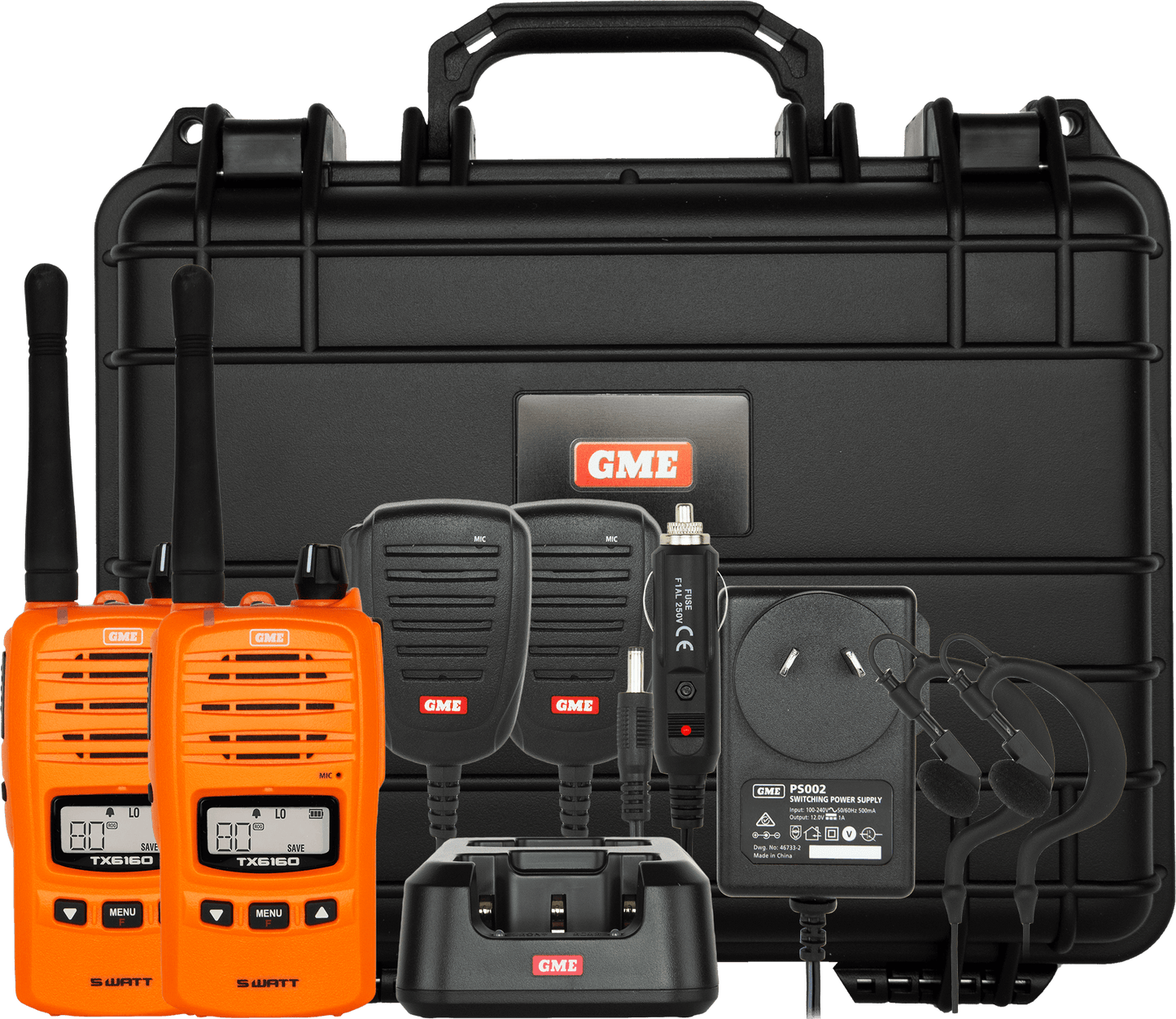 TX6160Tp 5w/1w UHF CB Handheld Twin Pack