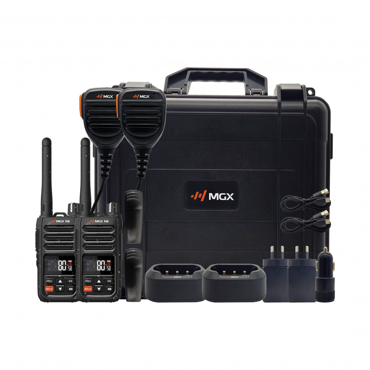 MGX H2-2TP 2-Watt IP66 80 Channel CB Tradie Pack
