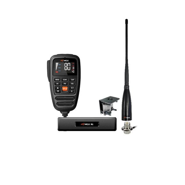 MGX R1 Industry Pack 12/24v IP67 Remote Mic UHF Radio