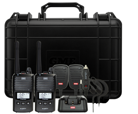TX6165Tp 5w/1w UHF CB Handheld Twin Pack