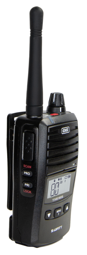 TX6165X 5/1w UHF CB Handheld