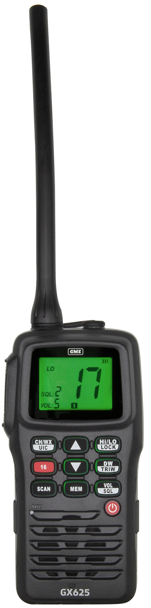 GX625 VHF Marine Handheld Radio